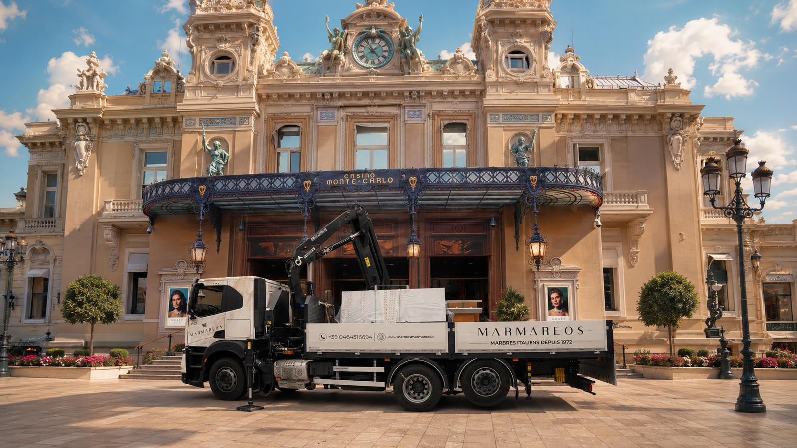 Monte-Carlo — Marmareos truck at the Casino
