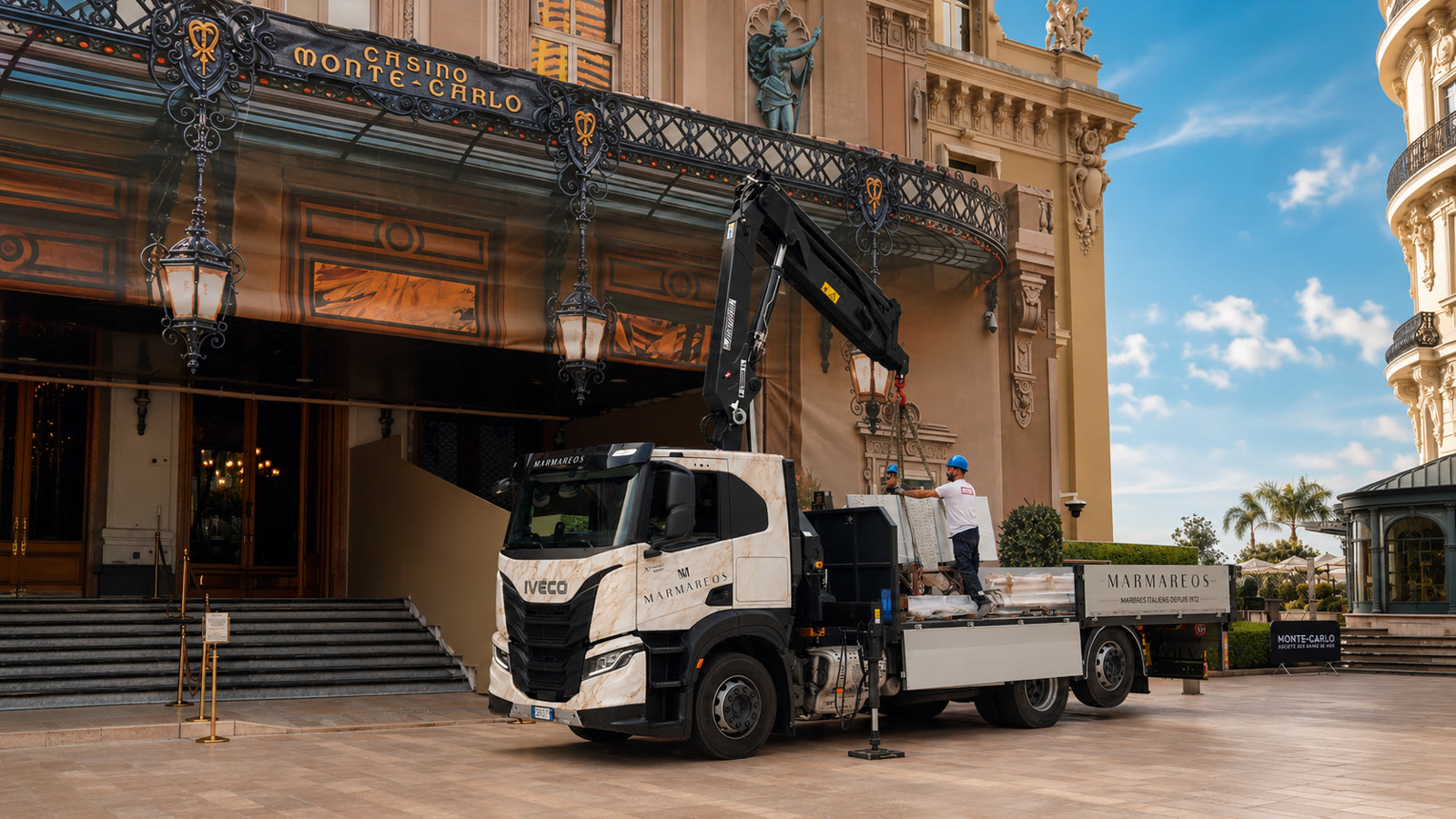 Monte-Carlo — unloading at the Casino